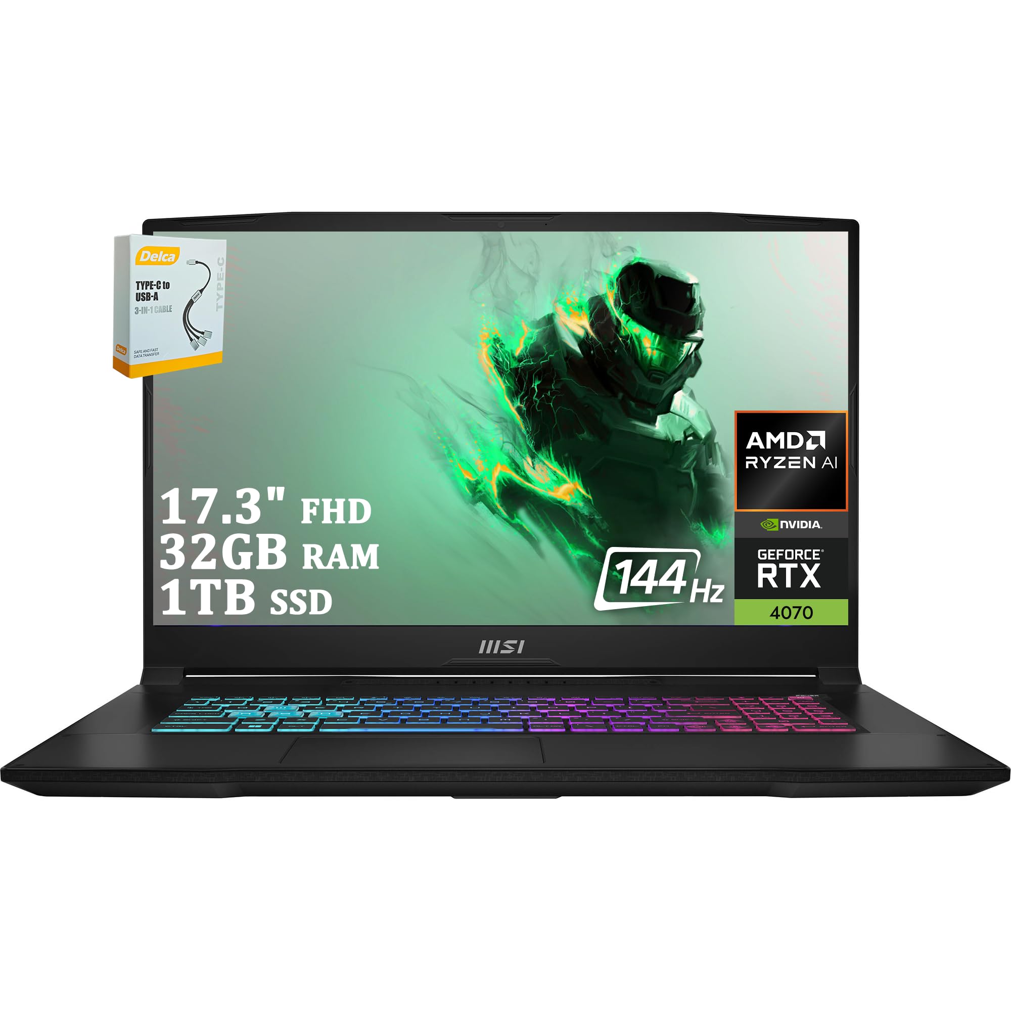 Amazon.com: msi Katana A17 Gaming Laptop I 17.3